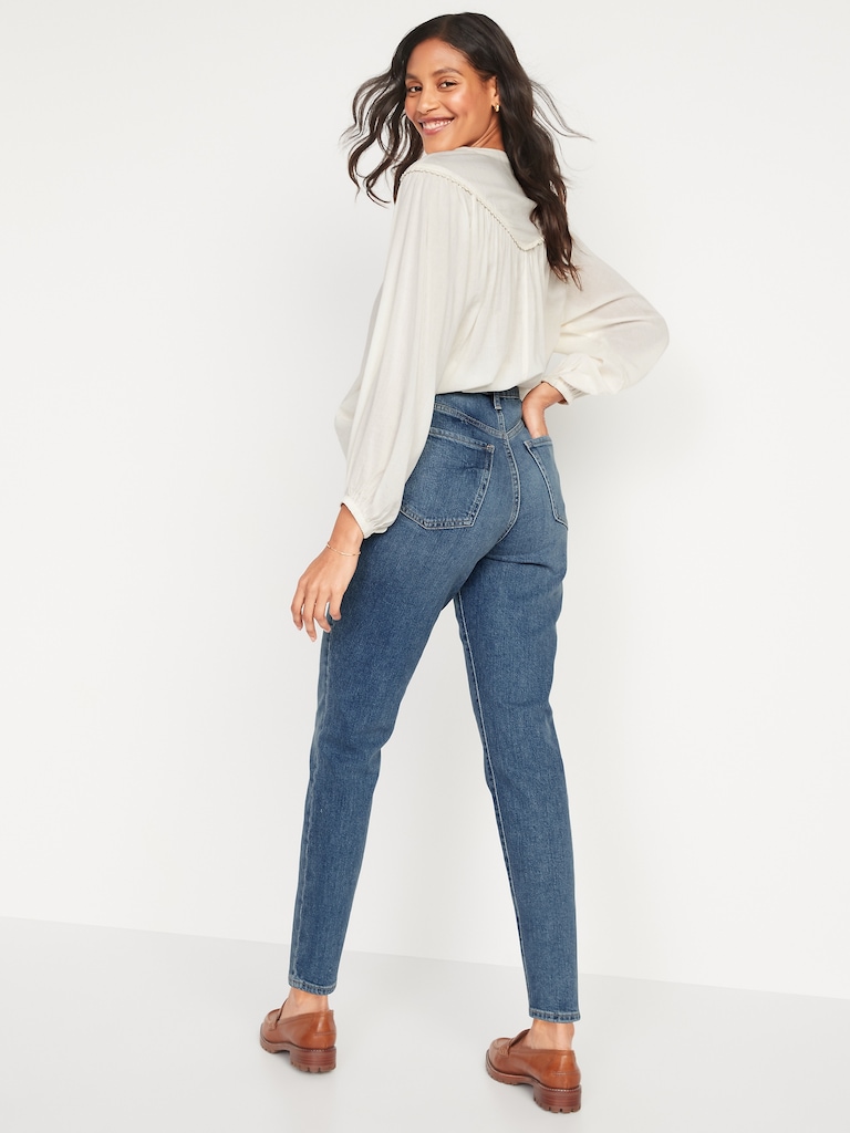 Higher High-Waisted O.G. Straight Jeans