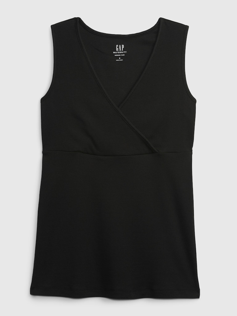 Maternity V-Neck Nursing Tank Top