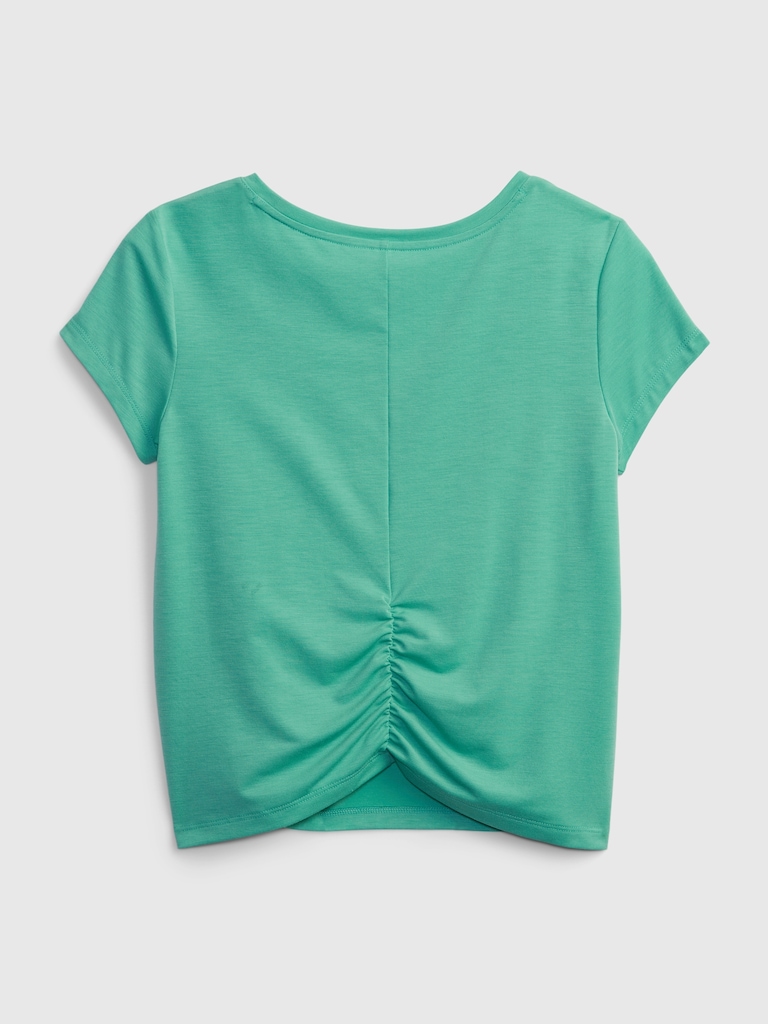 GapFit Kids Ruched-Back Top