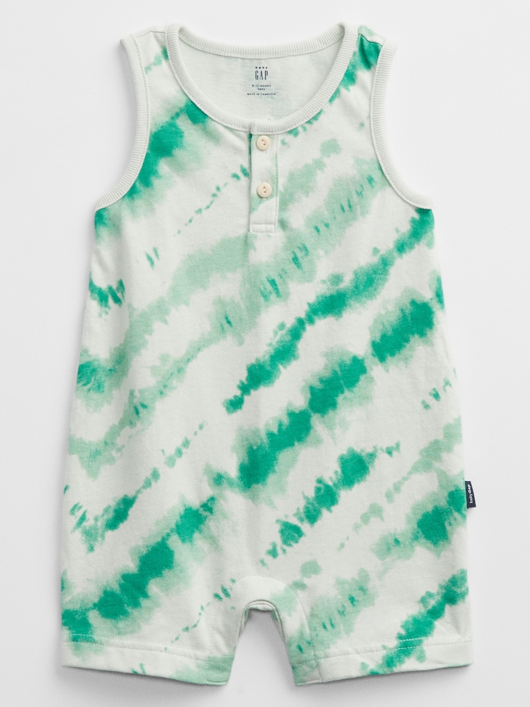 Baby Henley Tank Romper