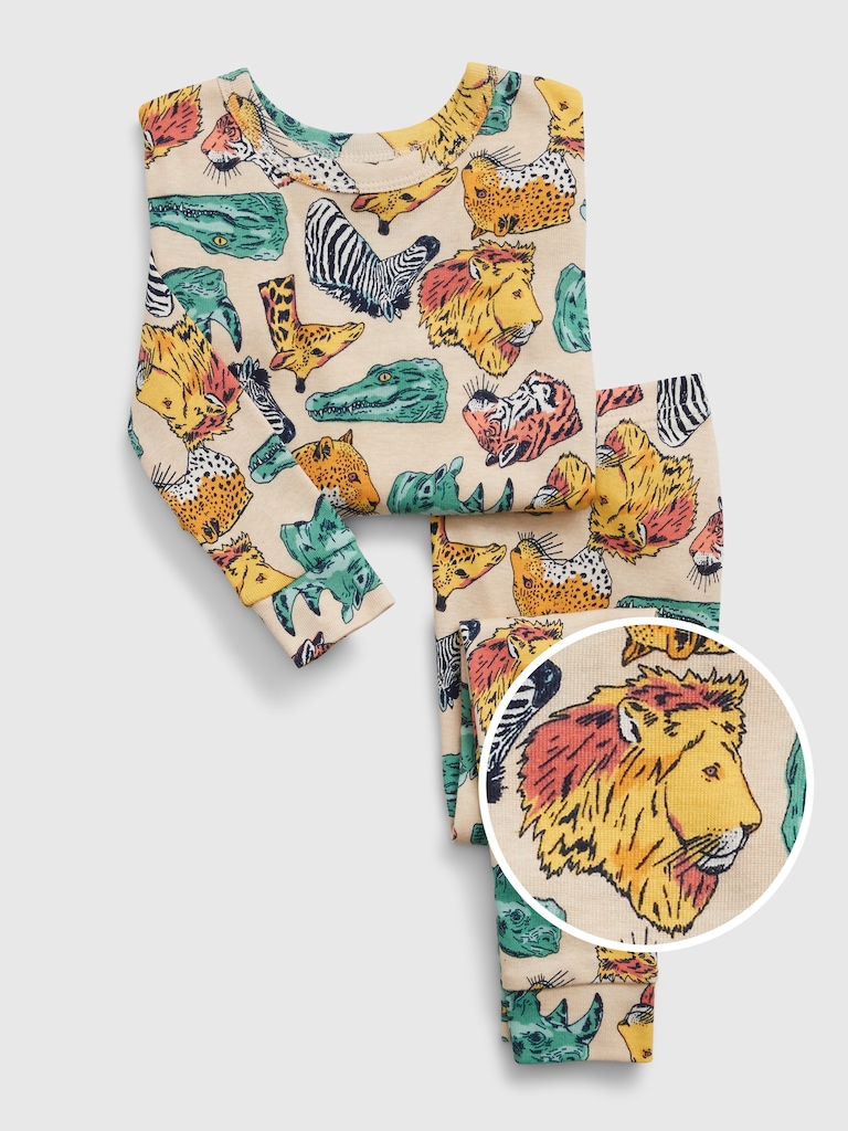babyGap Organic Cotton Animal Print PJ Set