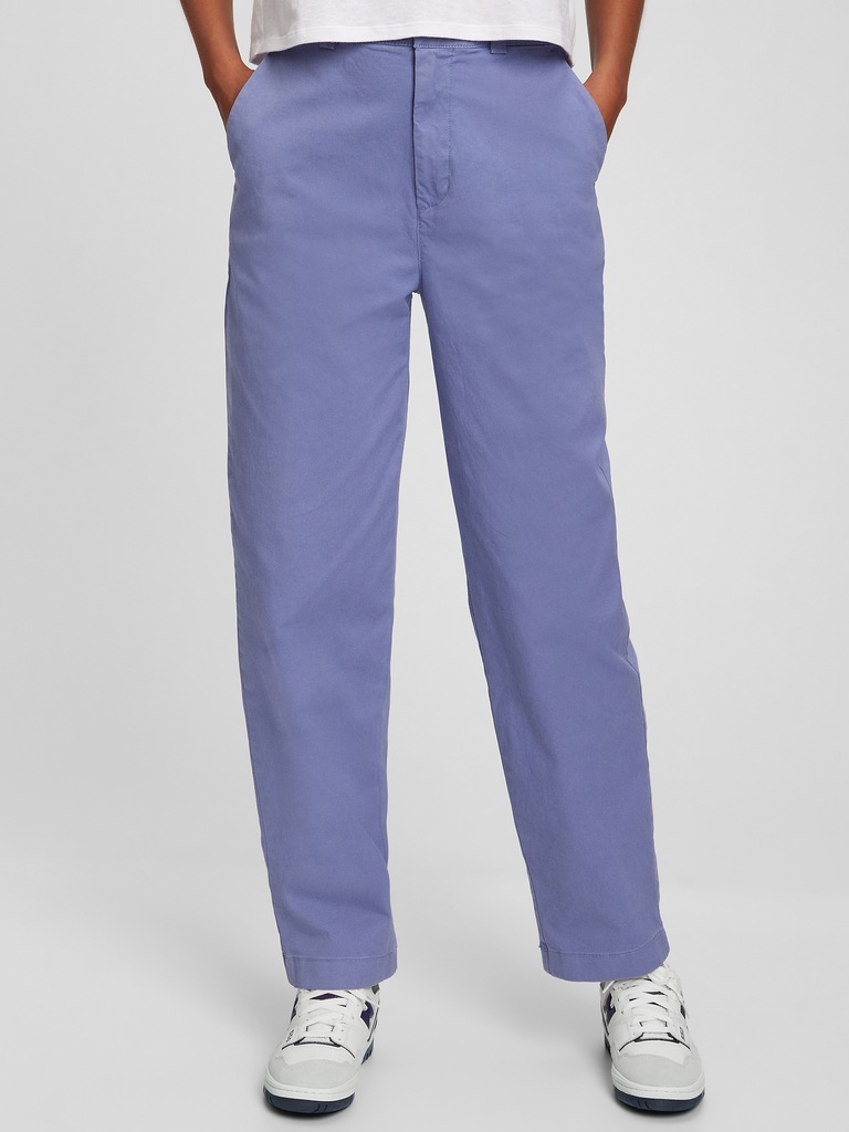 Mid Rise Straight Up Khakis