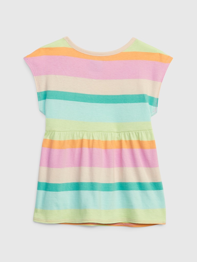 Toddler Organic Cotton Mix and Match Peplum Top