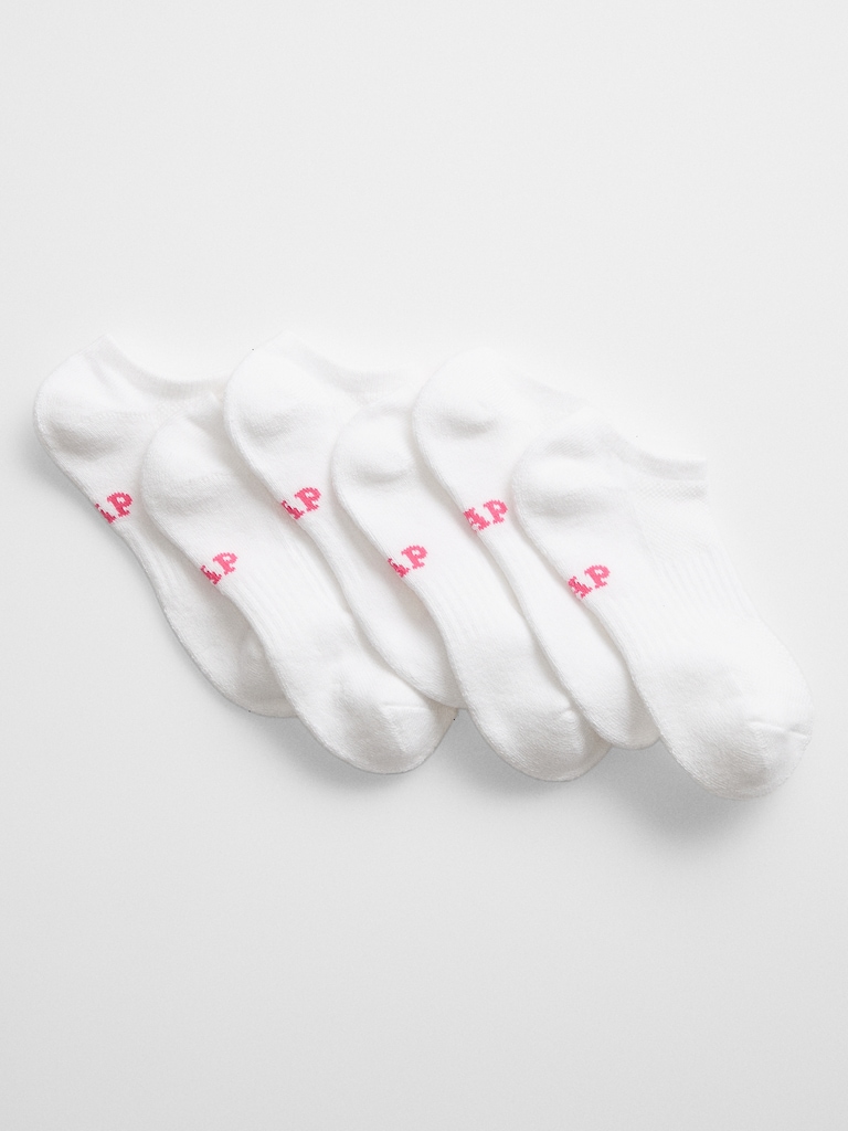 Kids Gap Logo No-Show Socks (3-Pack)