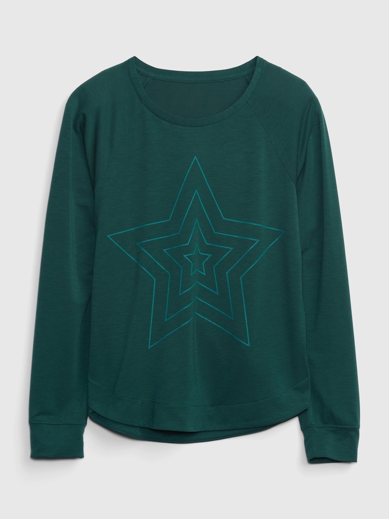 Kids GapFit Raglan Graphic T-Shirt