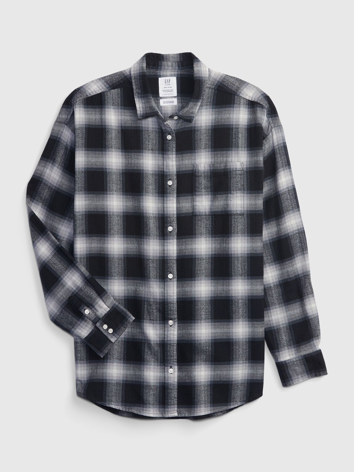 Teen Organic Cotton Flannel Shirt