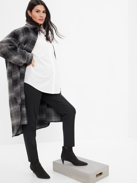 Pantalon Bureau Maternité Extensible - Gap Taille 4 - Jambes Droites - Occasion Très Bon état