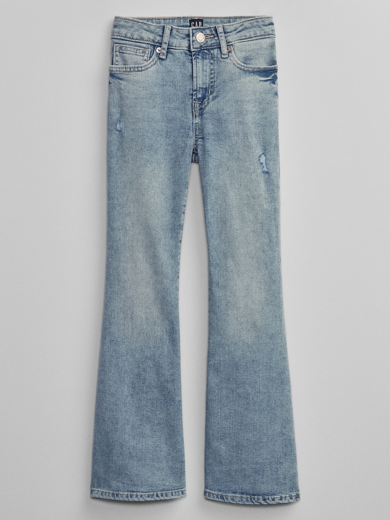 Kids High Rise '70s Flare Jeans
