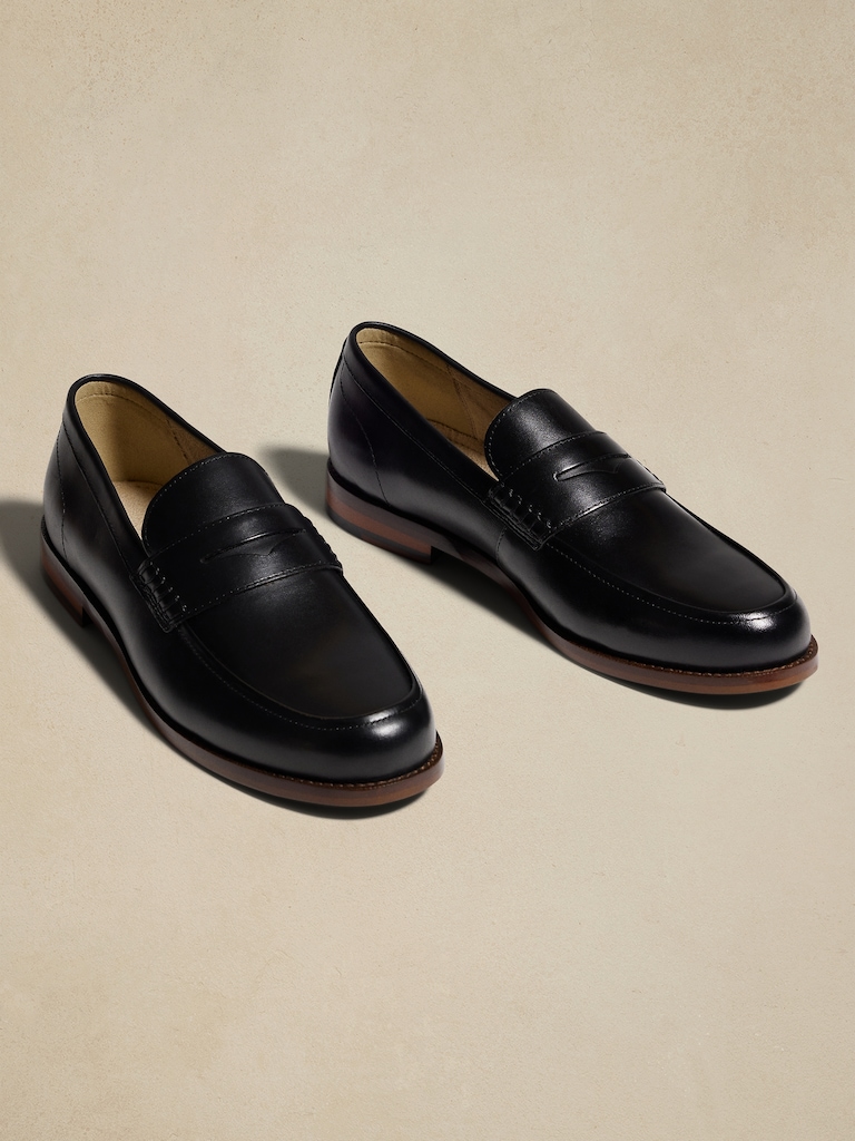 Leather Penny Loafer