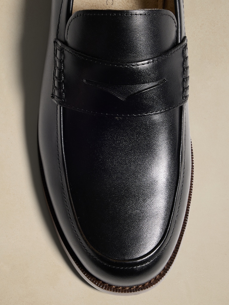 Leather Penny Loafer