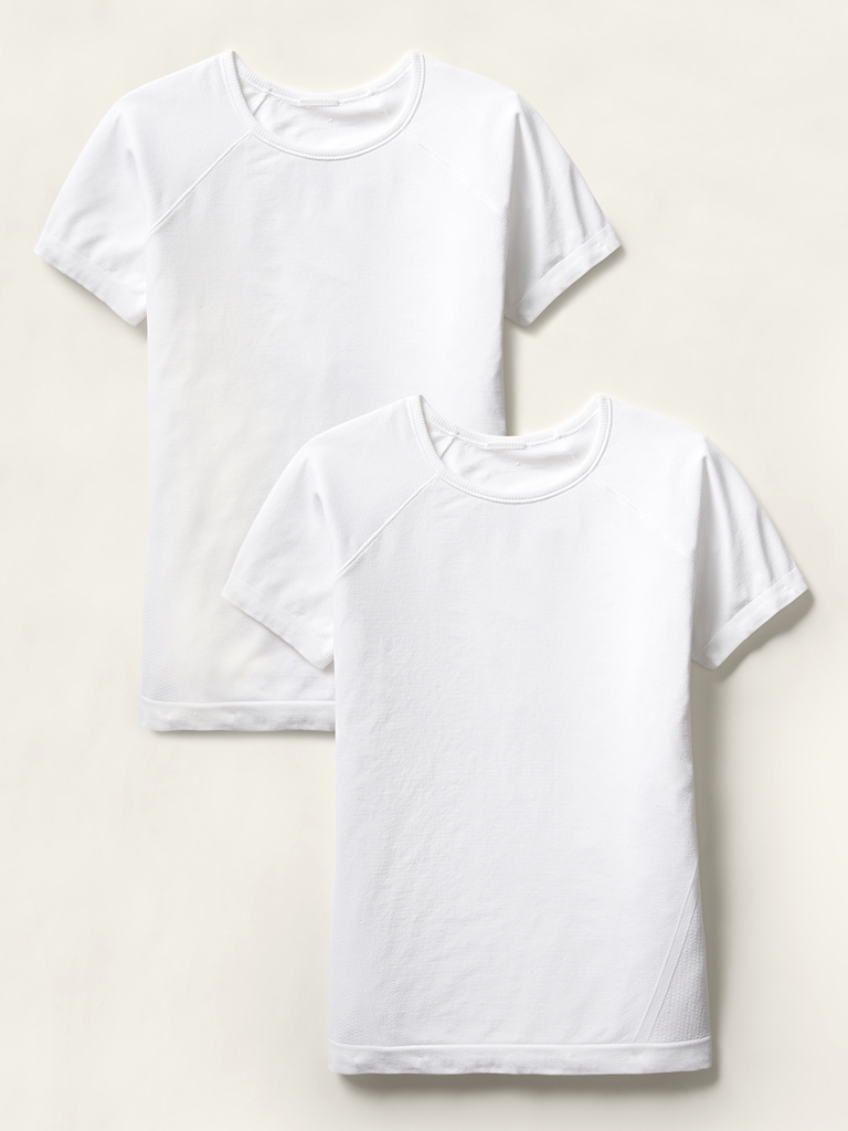 Athleta Girl Power Up Seamless Tee 2-Pack