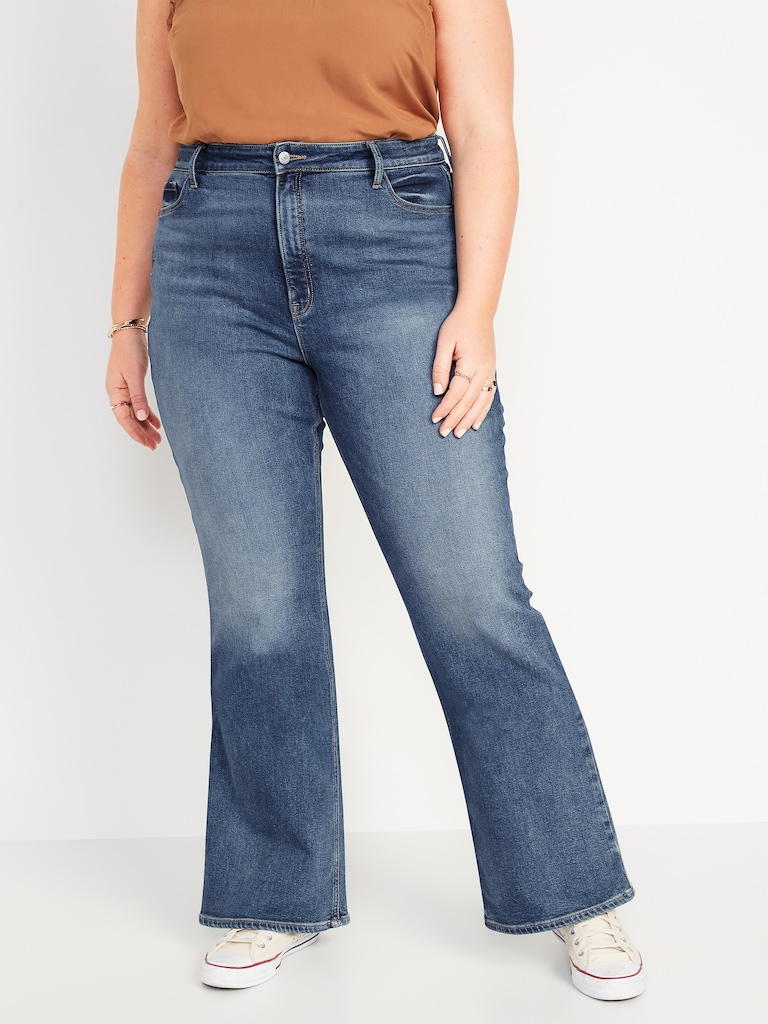 Higher High-Waisted Flare Jeans