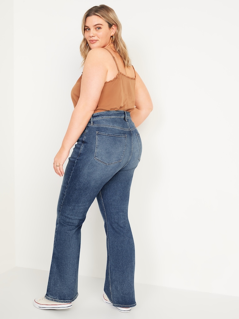 Higher High-Waisted Flare Jeans