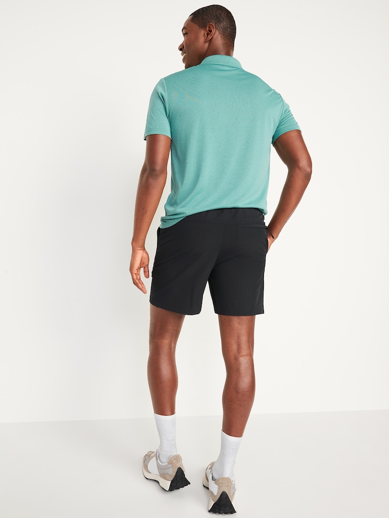 StretchTech Water-Repellent Jogger Shorts -- 7-inch inseam