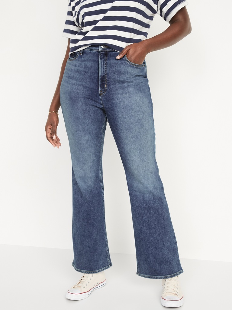 Higher High-Waisted Flare Jeans