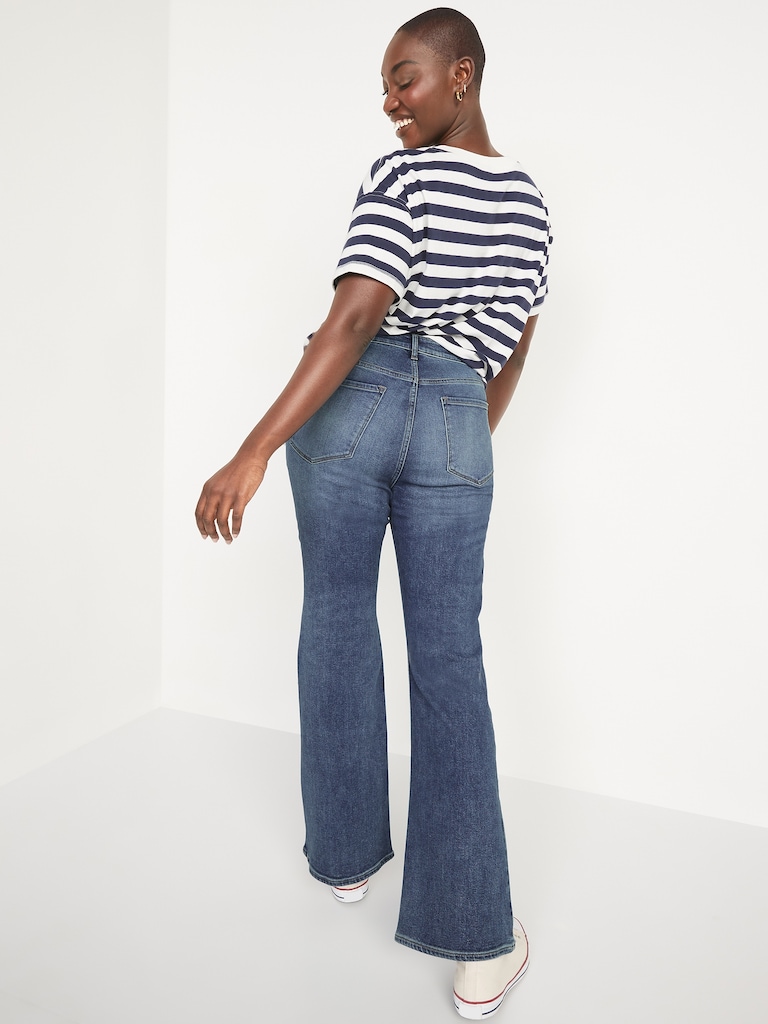 Higher High-Waisted Flare Jeans