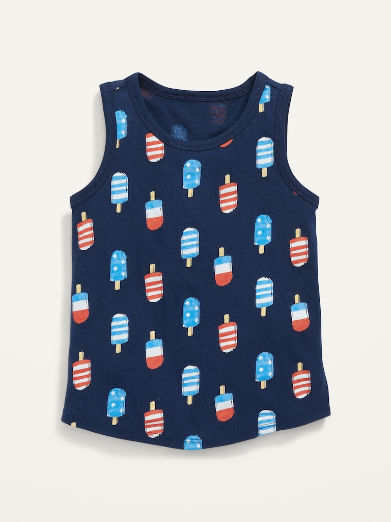 Printed Tank Top for Toddler Girls