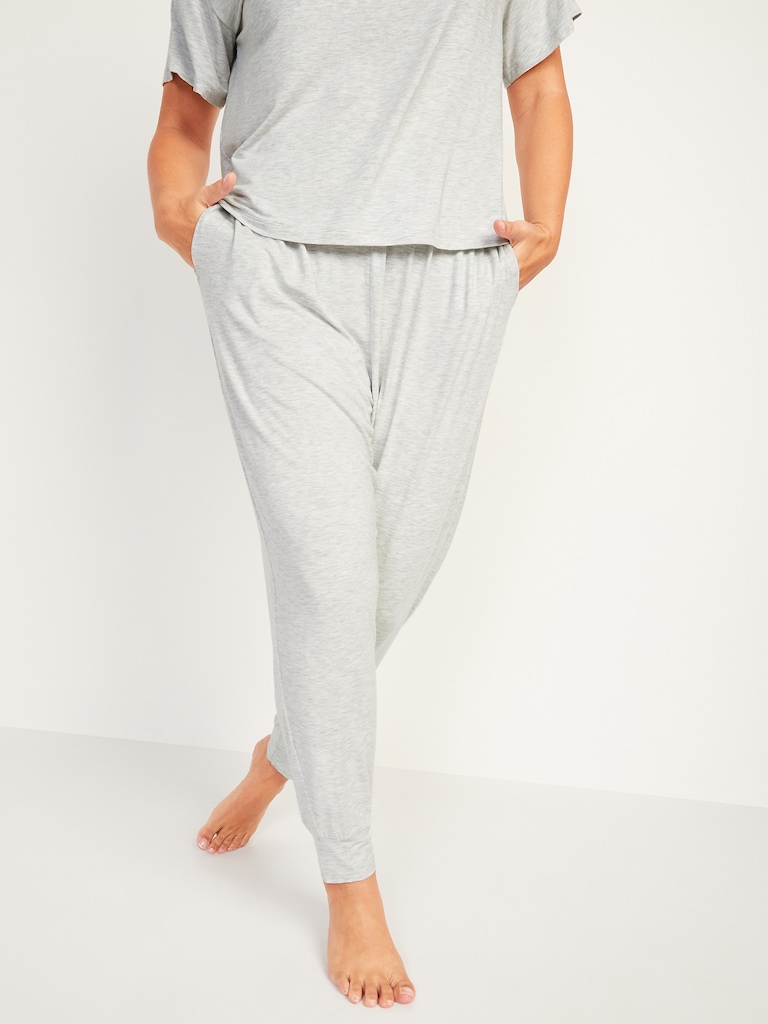 High-Waisted Sunday Sleep Ultra-Soft Jogger Pajama Pants