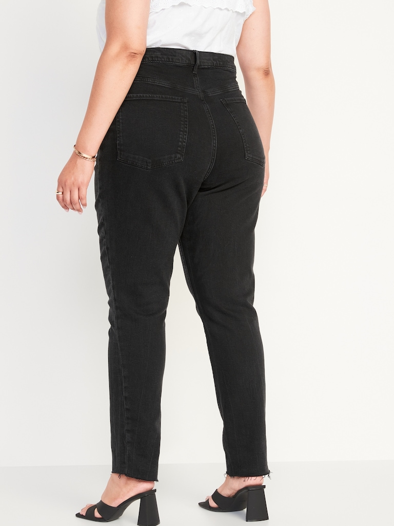 High-Waisted OG Straight Cut-Off Ankle Jeans
