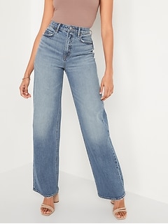 Old Navy Extra HighWaisted WideLeg Trouser Jeans for Women  Bridge  Street Town Centre