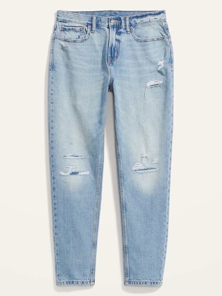 Loose Taper Ankle Jeans