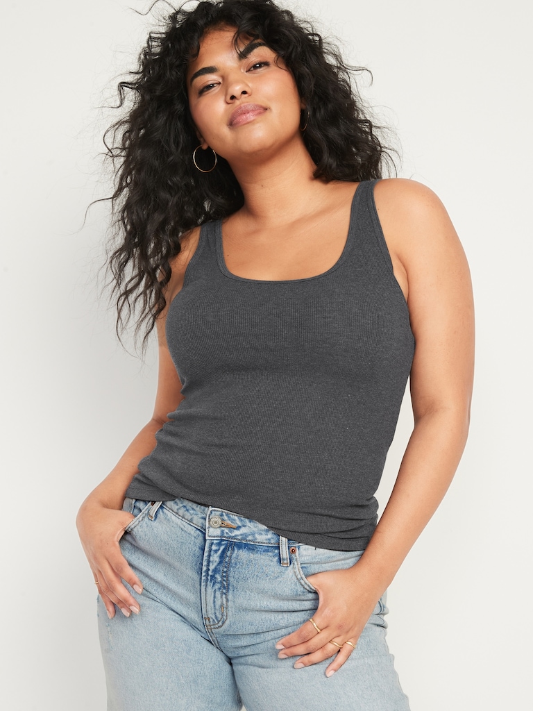 Rib-Knit First Layer Tank Top