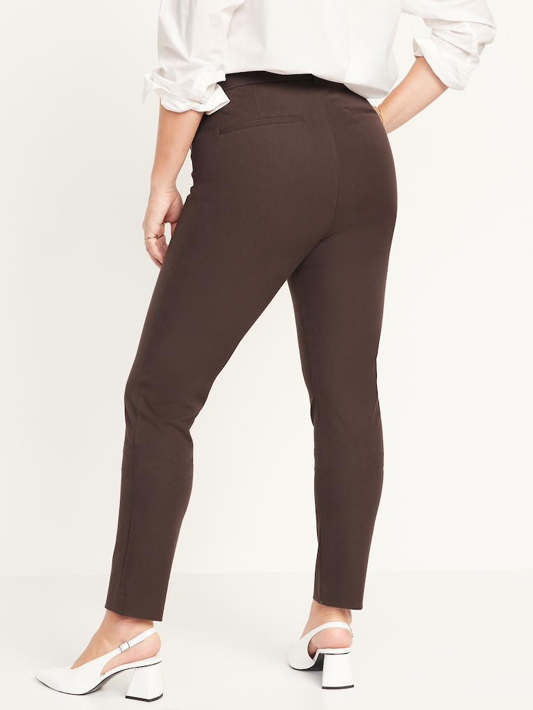High-Waisted Pixie Skinny Ankle Pants