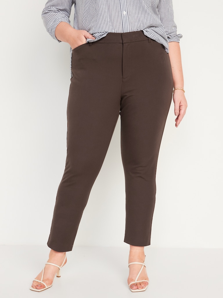 High-Waisted Pixie Skinny Ankle Pants