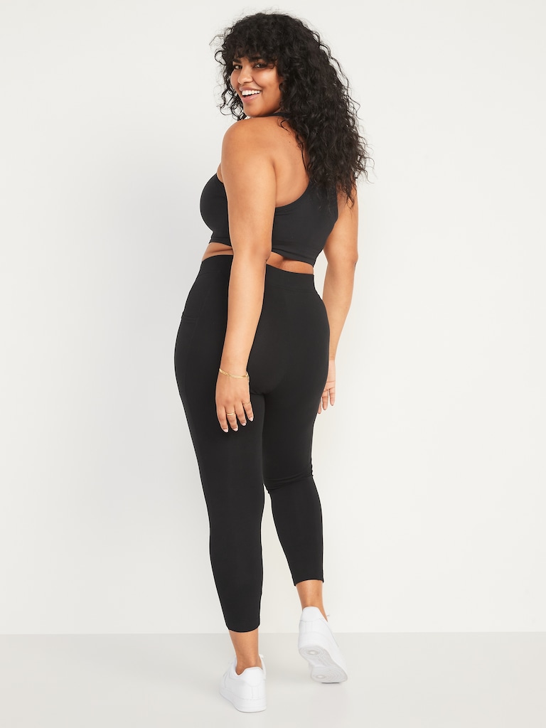 High-Waisted Fashion Layering 7/8 Legging