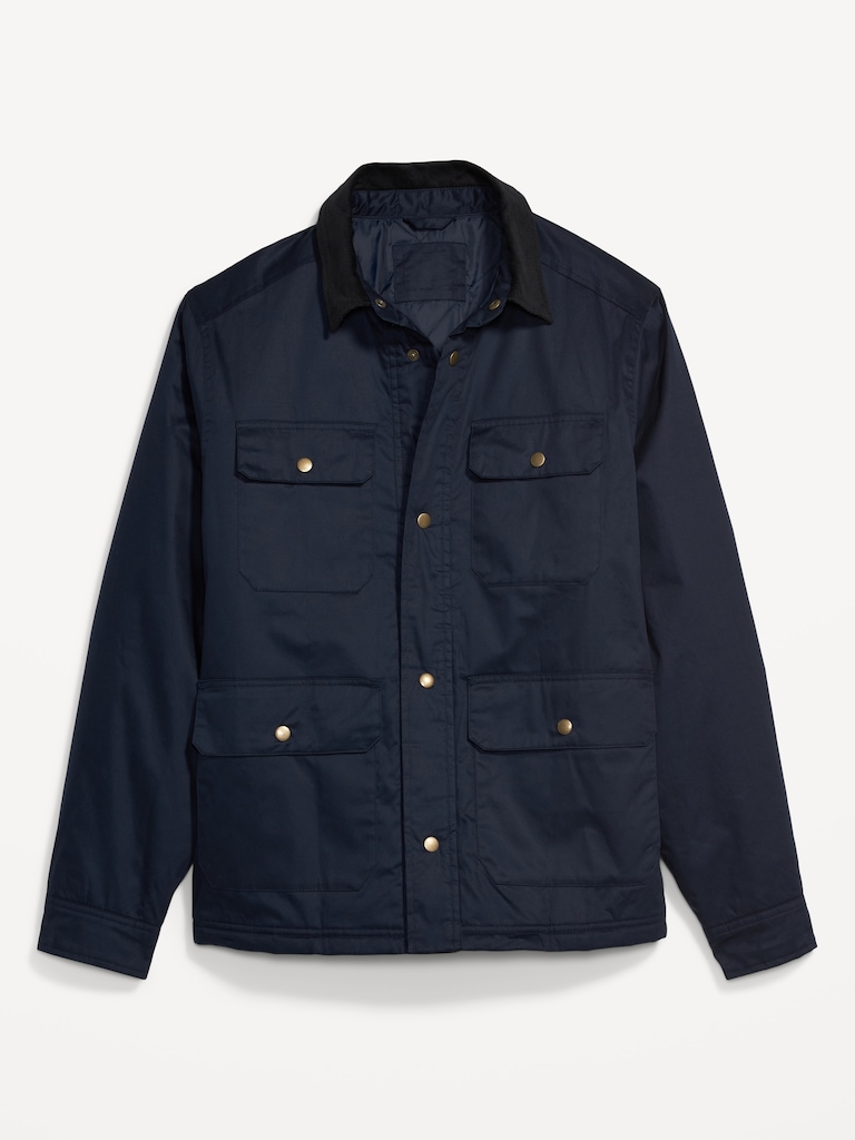 Water-Resistant Cotton-Twill Barn Coat