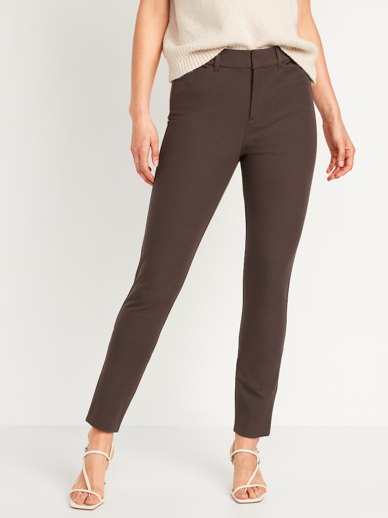 High-Waisted Pixie Skinny Ankle Pants