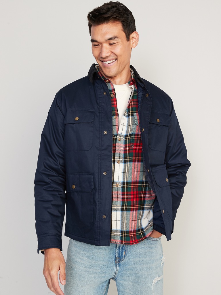Water-Resistant Cotton-Twill Barn Coat