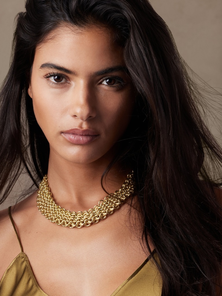 Collier en cotte de mailles | Aureus + Argent