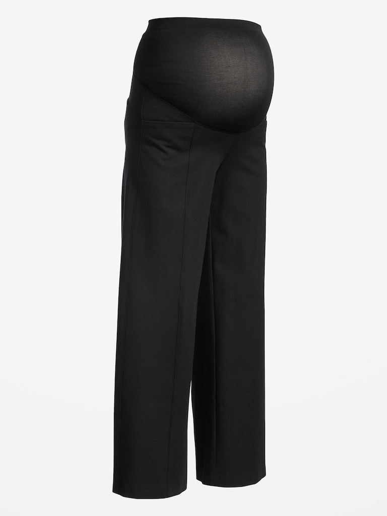 Maternity Full-Panel Pixie Wide-Leg Pants