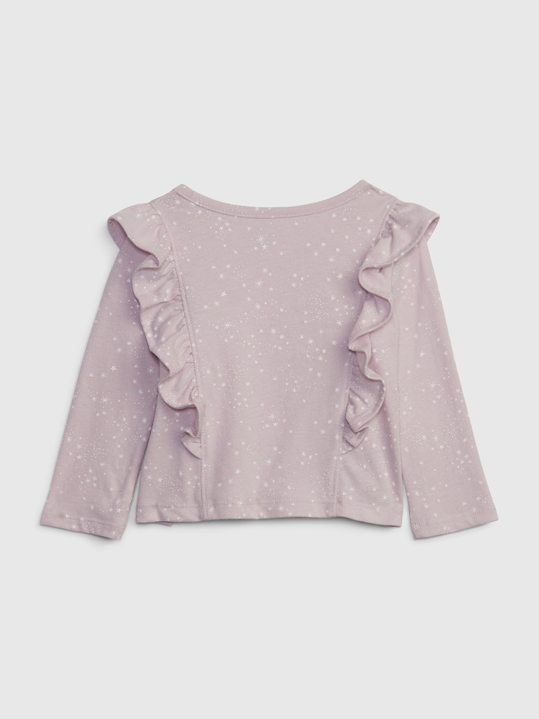 Toddler Ruffle Star Top