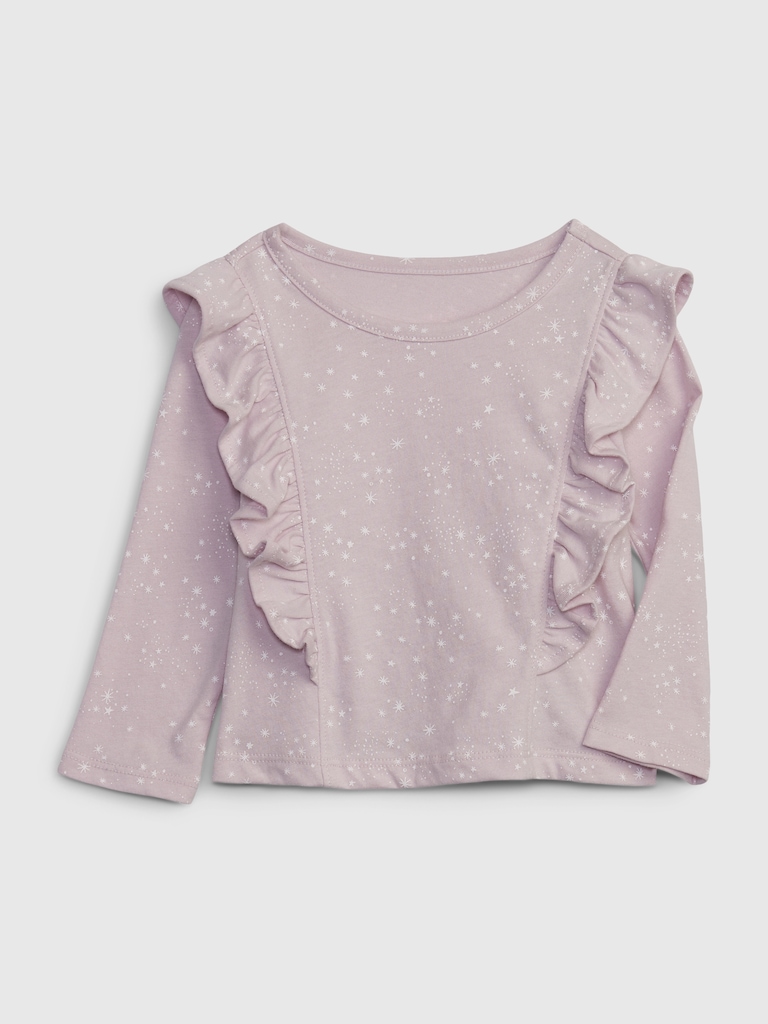 Toddler Ruffle Star Top