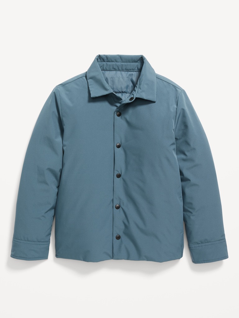 StretchTech Water-Resistant Shacket for Boys