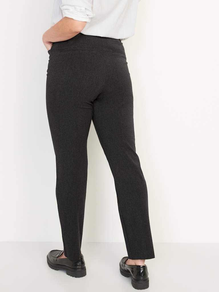 High-Waisted Pixie Straight Pants