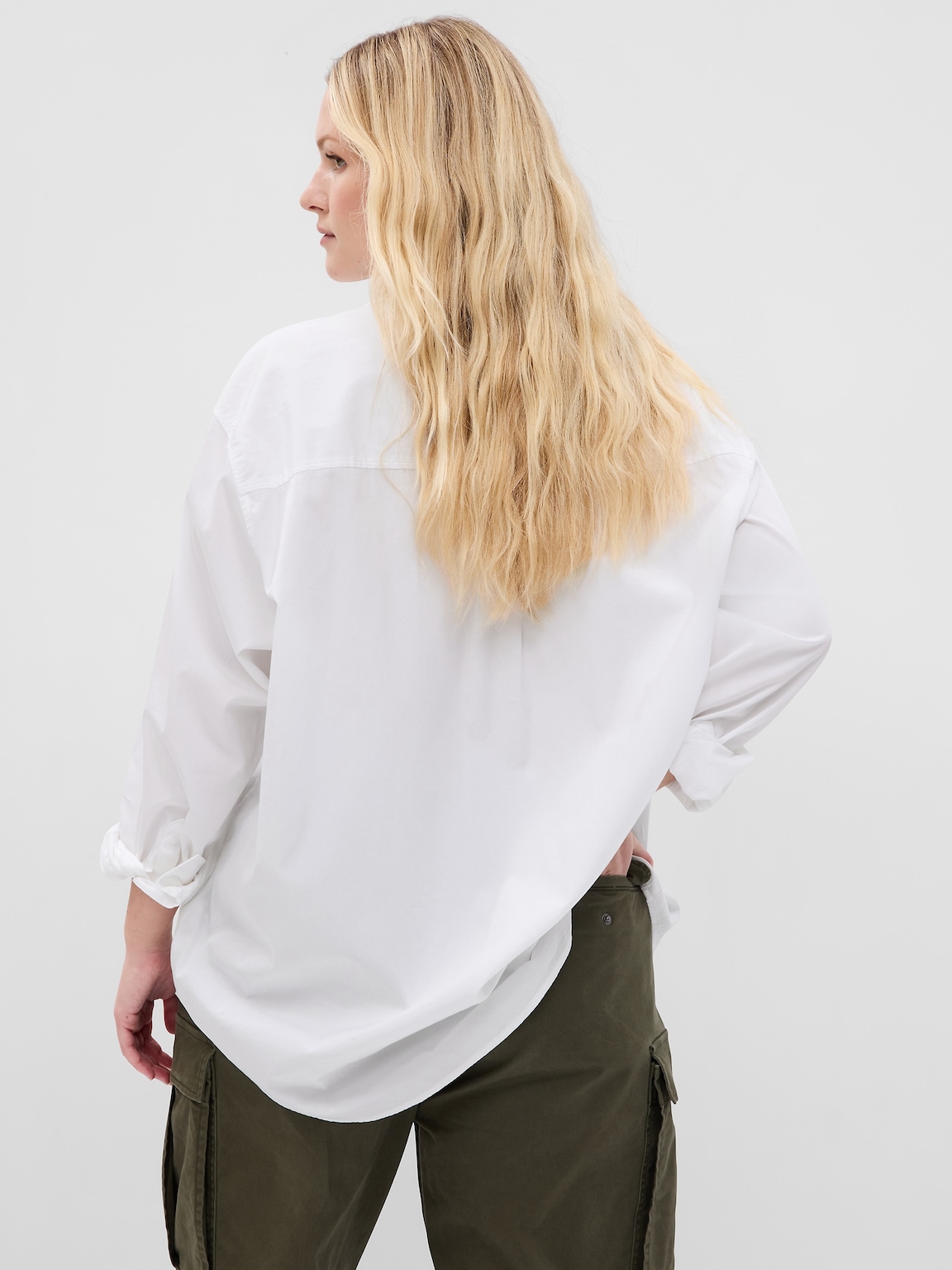 Organic Cotton Poplin Big Shirt