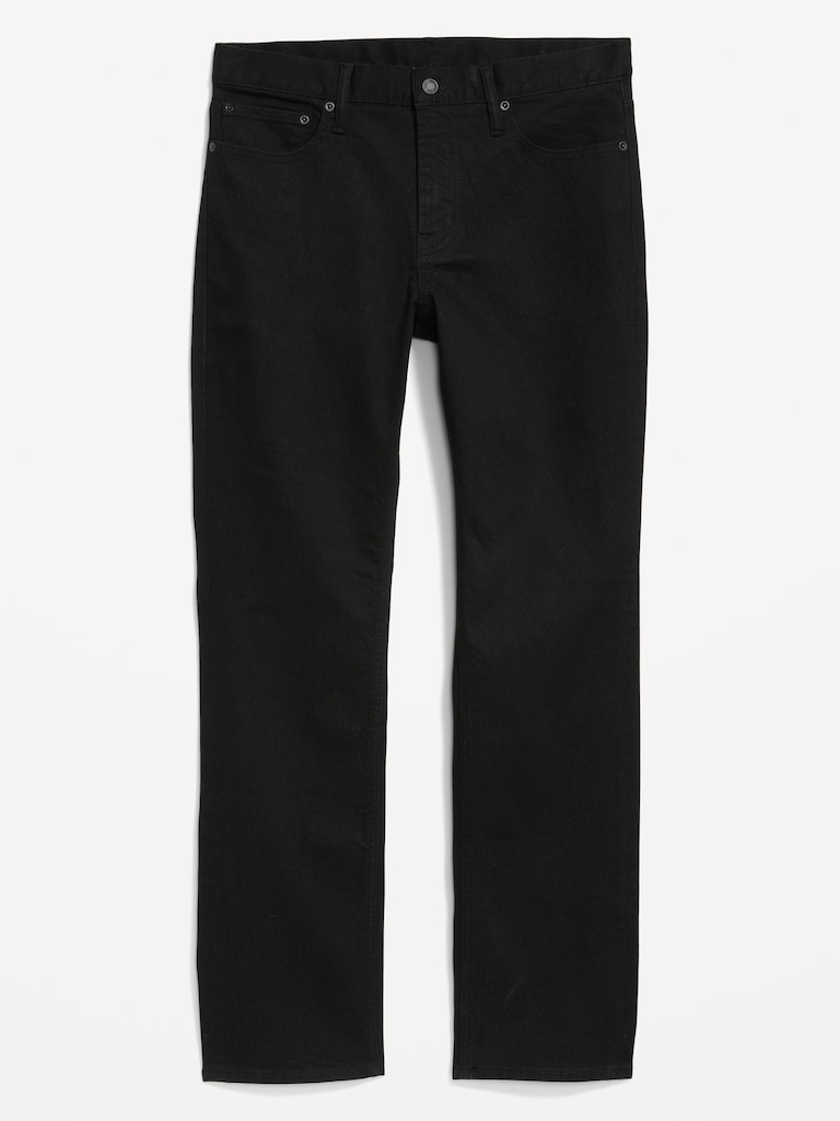 Boot-Cut Built-In Flex Black Jeans