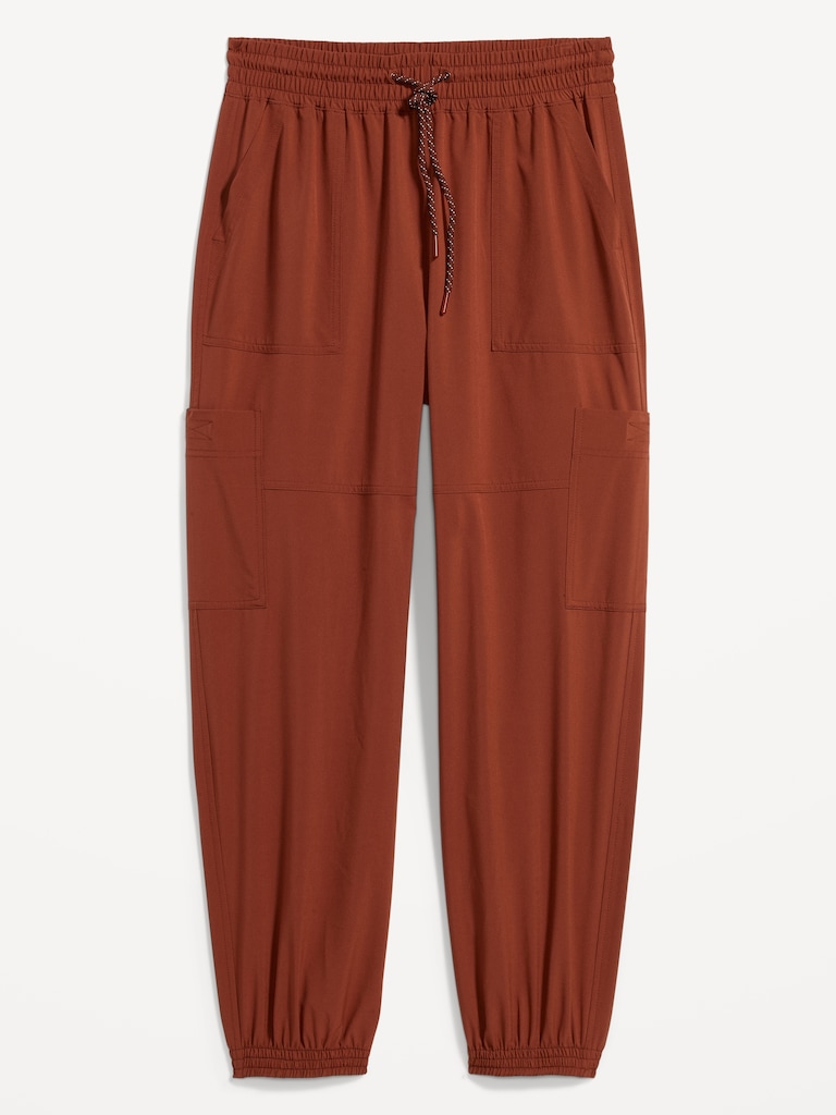 Extra High-Waisted StretchTech Cargo Jogger Pants