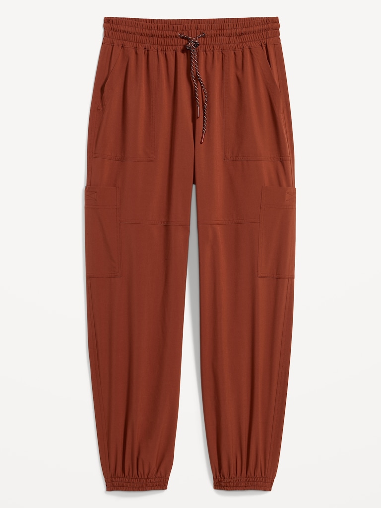 Extra High-Waisted StretchTech Cargo Jogger Pants