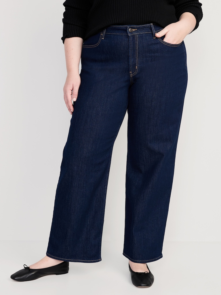 High-Waisted Wow Wide-Leg Jeans