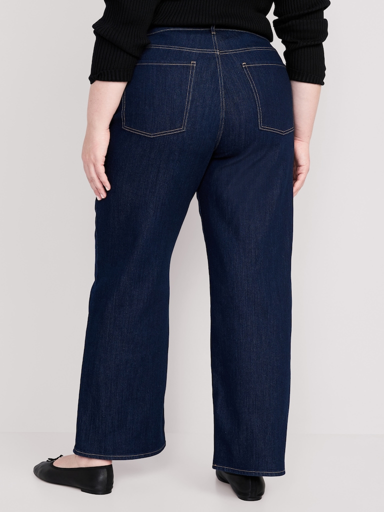 High-Waisted Wow Wide-Leg Jeans