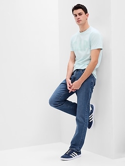 Deals on Gap Factory Straight Jeans with Washwell