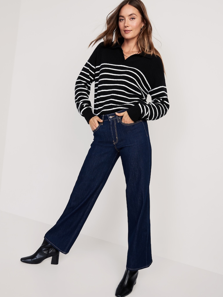 High-Waisted Wow Wide-Leg Jeans