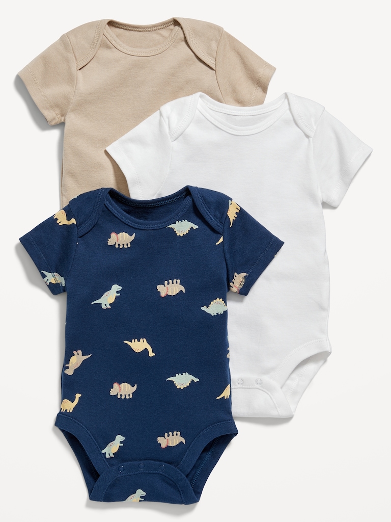 Unisex Bodysuit 3-Pack for Baby