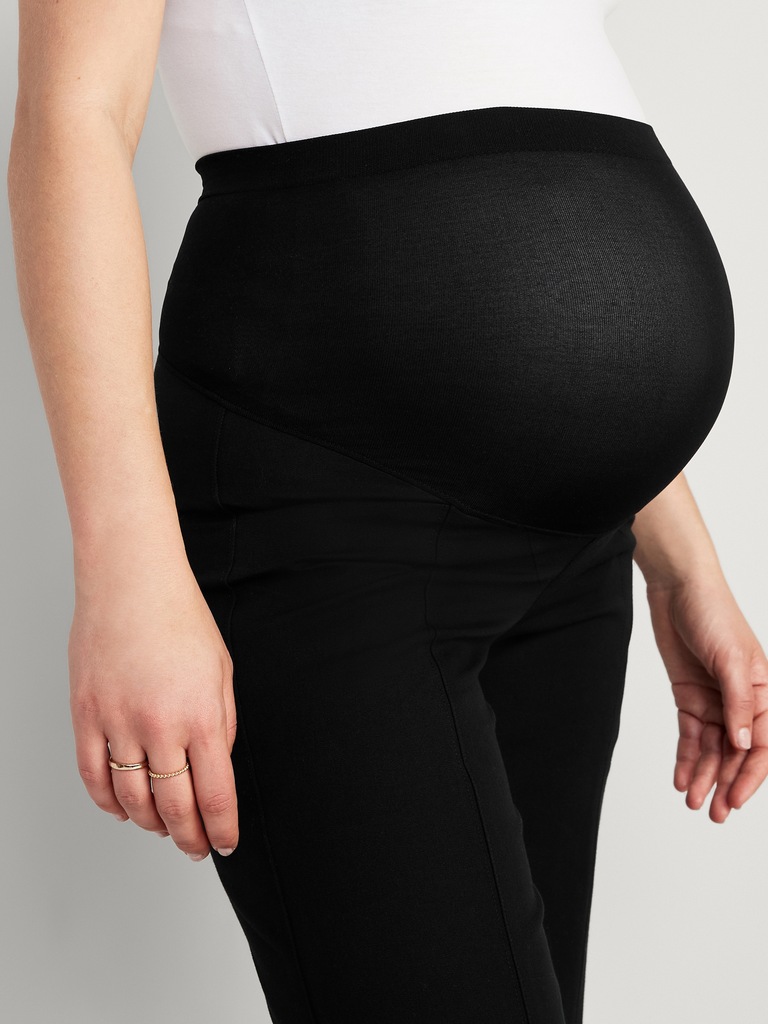 Maternity Full-Panel Pixie Wide-Leg Pants