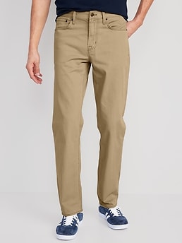 Old Navy Mens Wow Loose Twill Five-Pocket Pants Deals