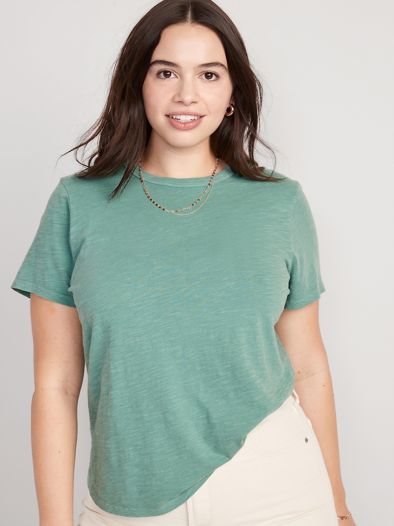 EveryWear Crew-Neck Slub-Knit T-Shirt